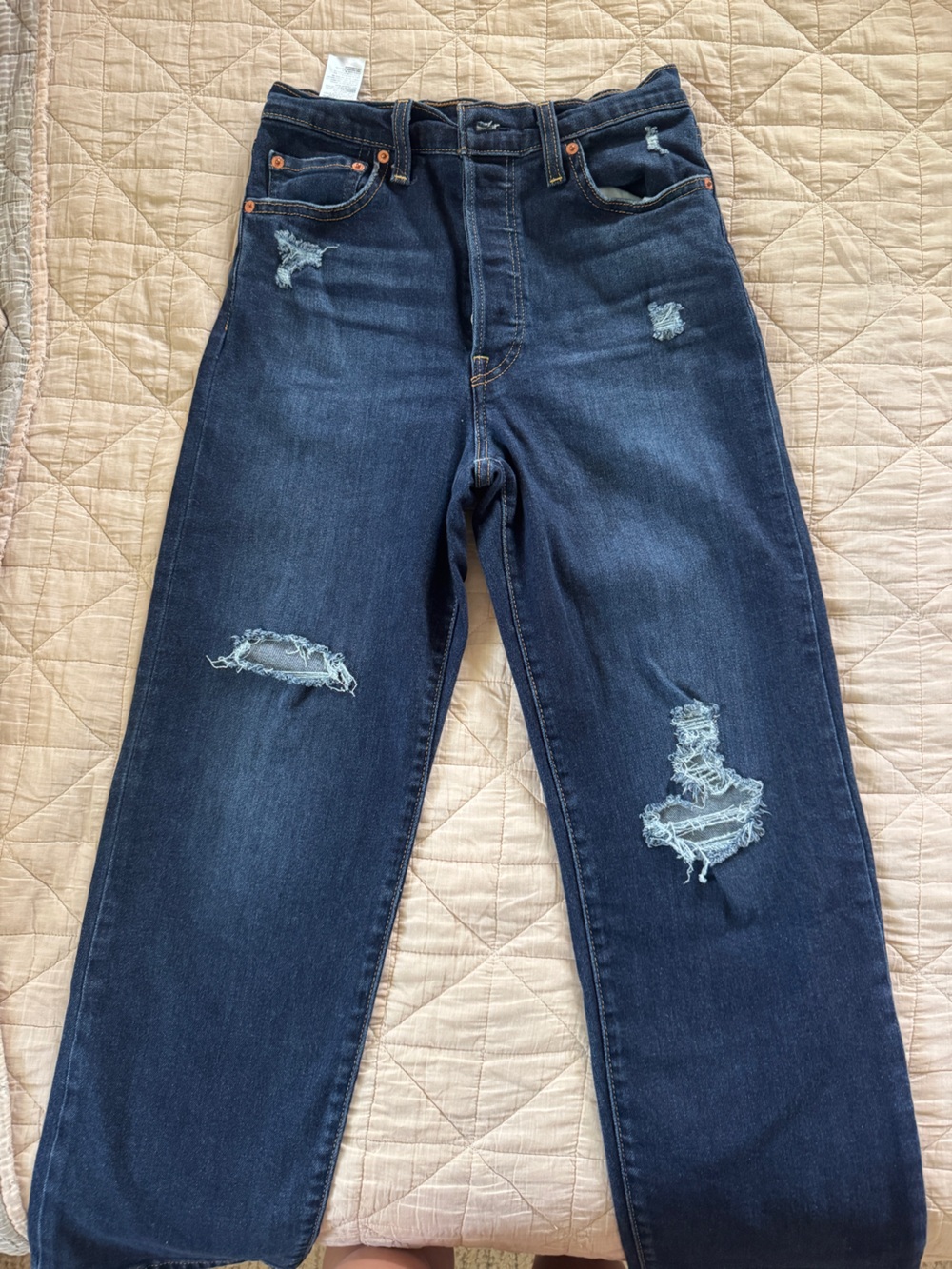 Women’s Ribcage Straight Ankle - Distressed Levi’s